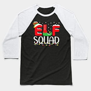 Elf Family Christmas Matching Pajamas XMas Baseball T-Shirt